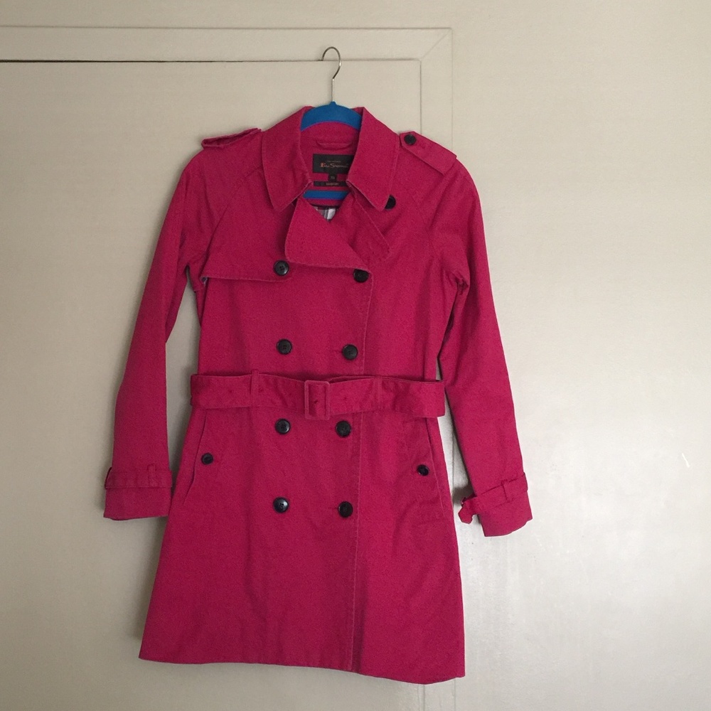 Ben Sherman Double-Breasted Trench Coat